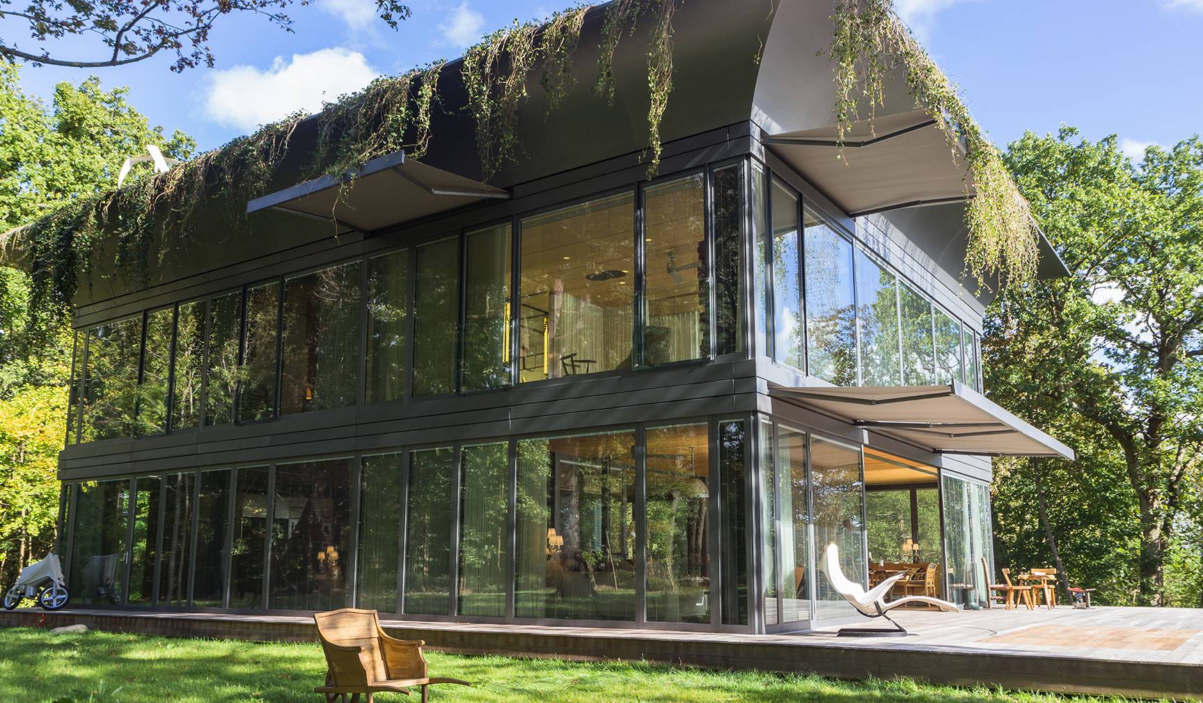 Extérieur de la maison témoin du projet PATH, réalisée par Philippe Starck.