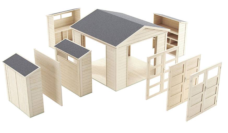 Modularité de l'abri BLOOMA Solna