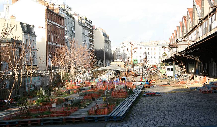 L'ancienne cour des entrepôts.