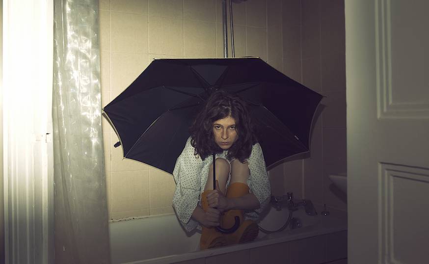 Solange - Ina dans sa baignoire. 