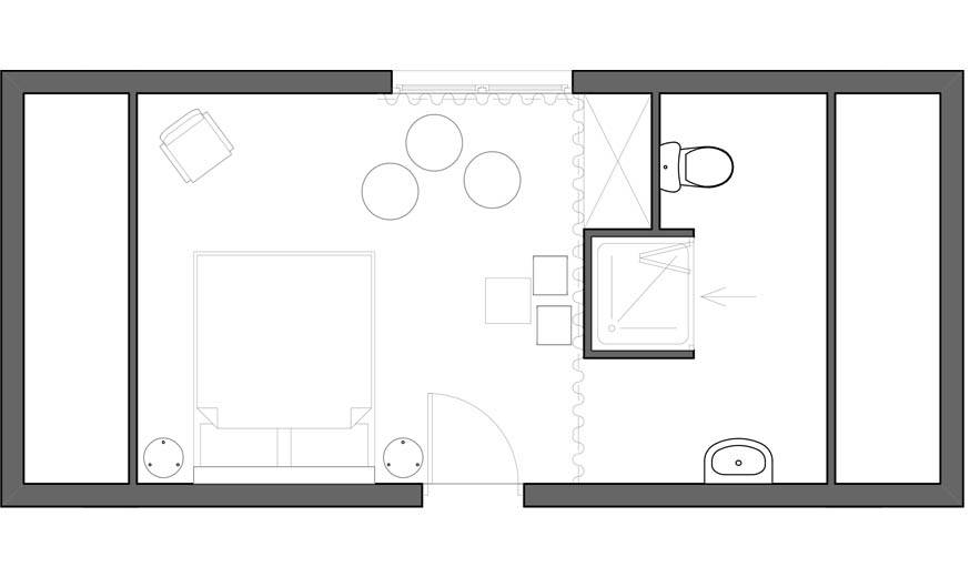 La suite parentale imaginée par l'architecte d'intérieur.