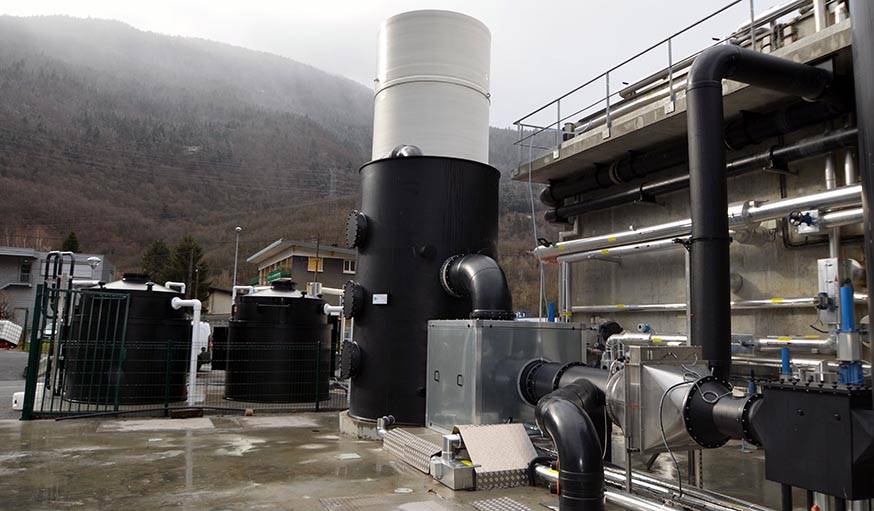 Les méthaniseurs permettent d'extraire du gaz du lactosérum par le biais de la fermentation aérobie.