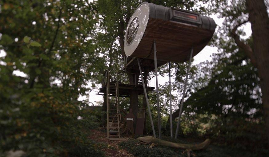 Une cabane très originale d'Andreas Wenning. 