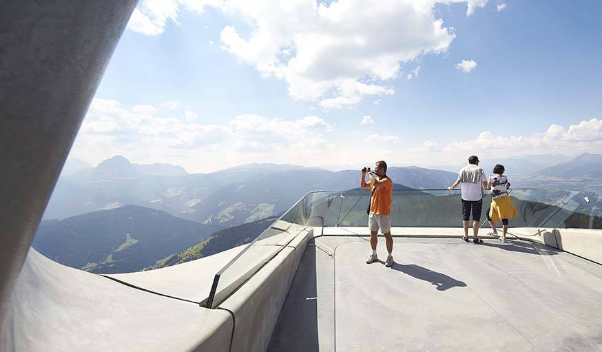 Musée Messner Mountain, par Zaha Hadid.