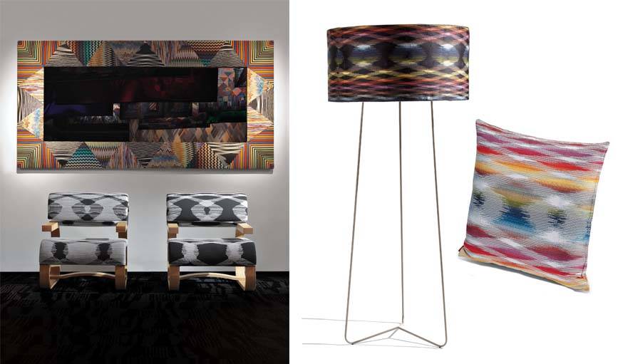 Collection Fireworks chez Missoni Home.