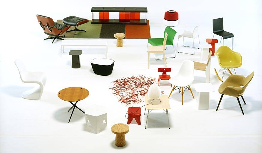 Meubles pour Vitra.