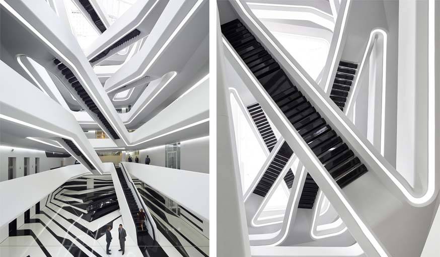 Dominion Office Building à Moscou, par Zaha Hadid.