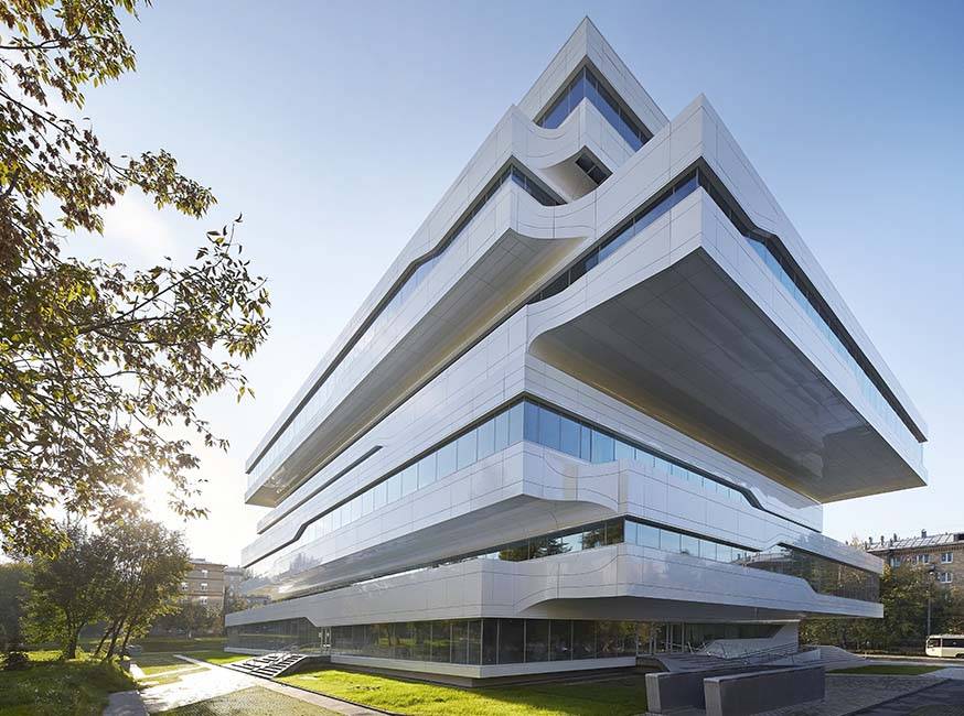 Dominion Office Building à Moscou, par Zaha Hadid.