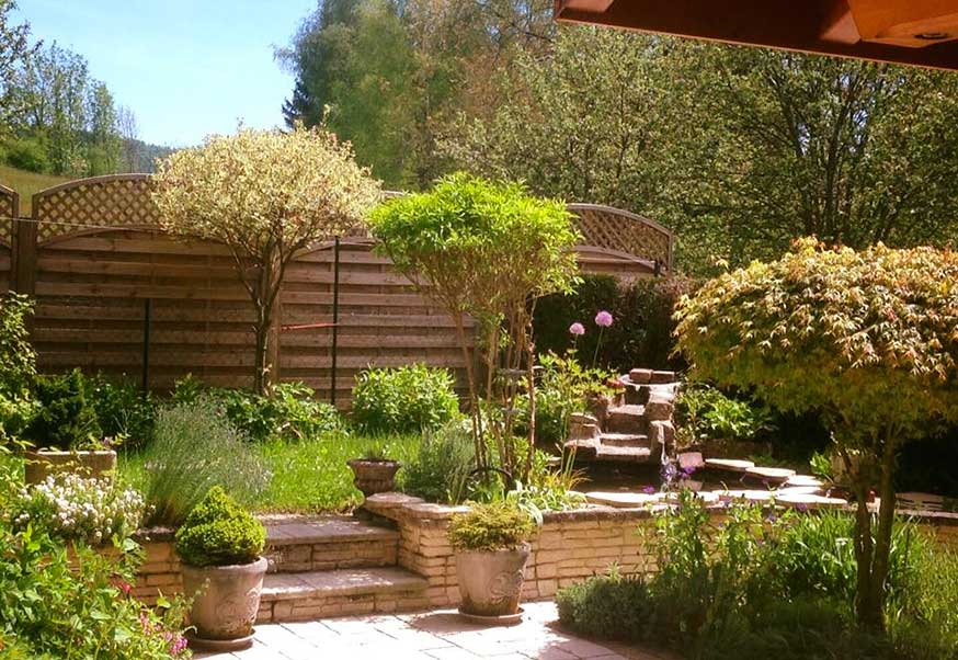 Une belle terrasse qui prend le soleil à Thoiria dans le Jura, le 21 mai.