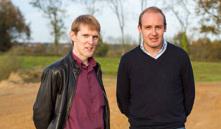 David Hoffmann et Julien Blanchard, créateurs de la technologie HP2A. 