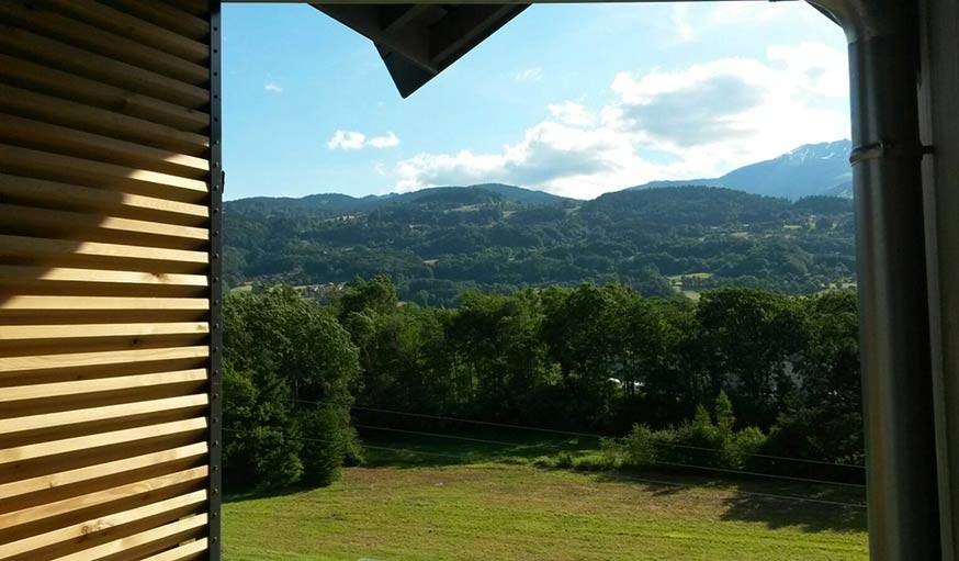 Une belle vue ensoleillée depuis Sallanche en Haute-Savoie, le 27 juin.