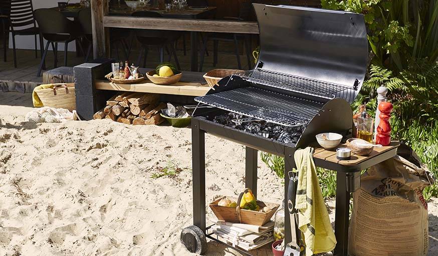 Le barbecue au charbon de Bois BLOOMA Zéphyr.