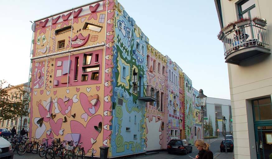 Rizzi House à Brunswick en Allemagne.