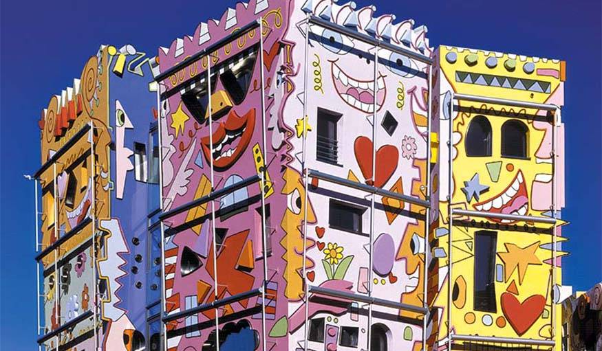 La Rizzi house par James Rizzi à Brunswick, en Allemagne