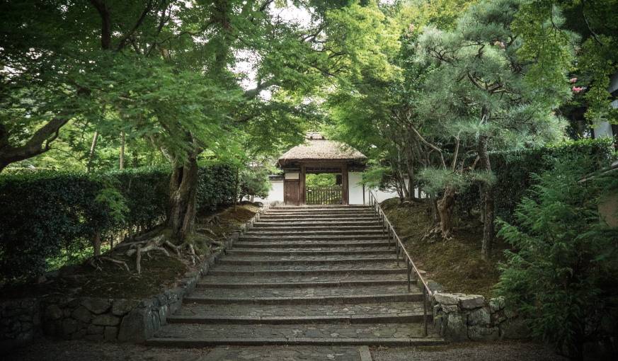 L'entrée du jardin d'Azumi San.