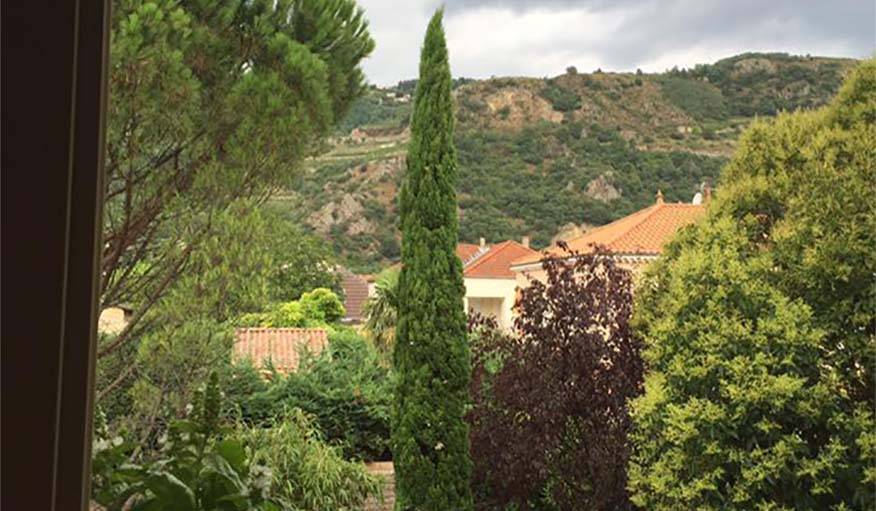 Un paysage typique du nord de l'Ardèche