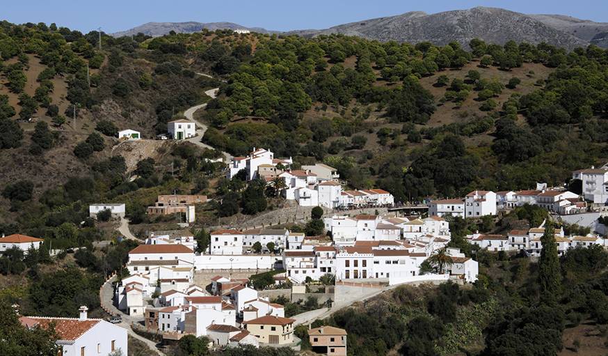 Le village de Juzcar avant sa transformation.