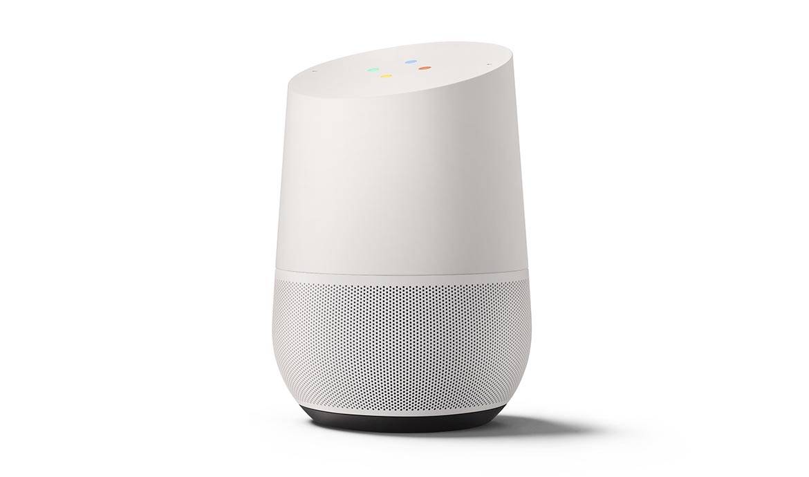 L'assistant personnel vocal Google Home.