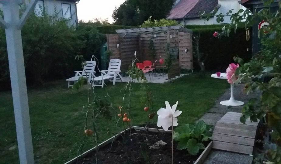 Il est toujours temps de profiter du jardin, dans la Meuse.