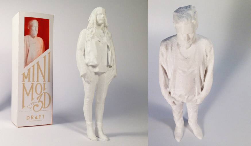 Figurine imprimée en 3D.