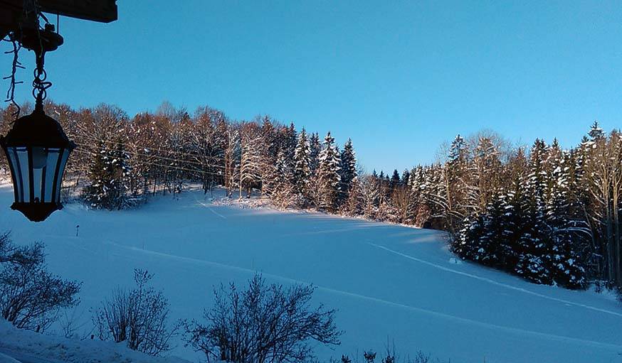 La neige aussi bleue que le ciel, le 10 mars.