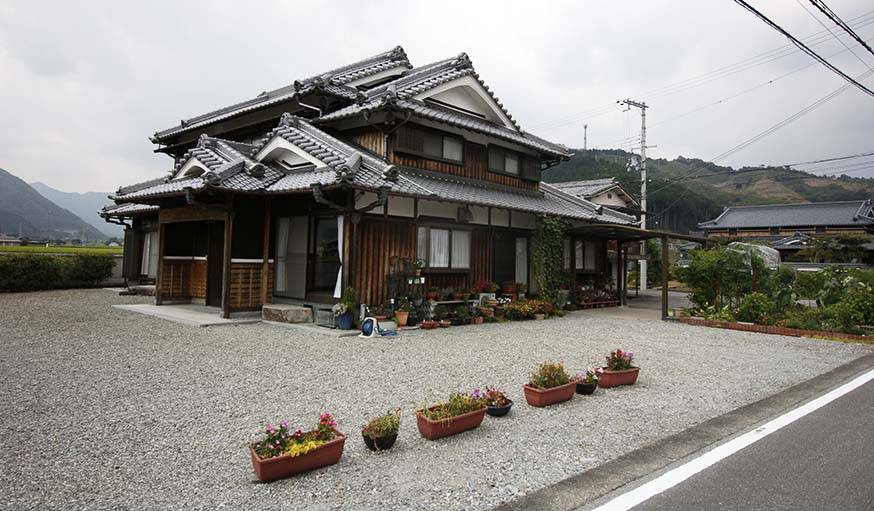 Une maison japonaise traditionnelle.