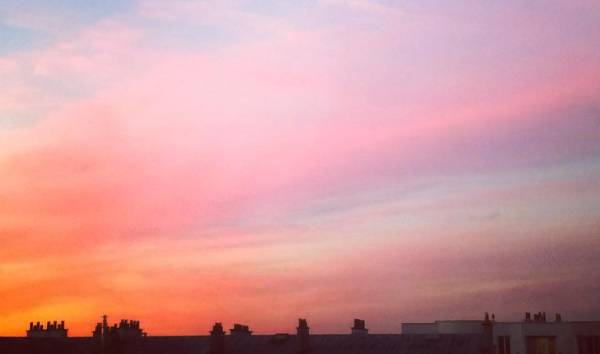 Nogent-sur-Marne (Val-de-Marne), ciel de mi-novembre.