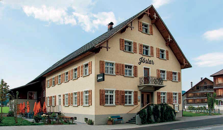 Auberge Jöslar, à Andelsbuch.