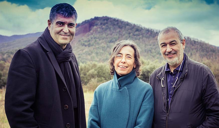 Rafael Aranda, Carme Pigem et Ramon Vilalta, lauréats du prix Pritzker 2017.