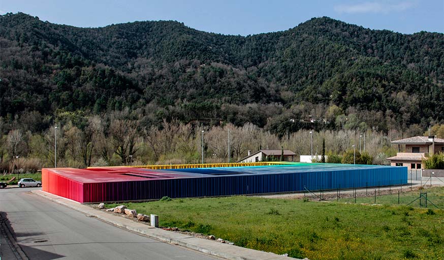 Le jardin d'enfants El Petit Comte (2010) à Besalu, en Espagne, en collaboration avec Joan Puigcorbé.