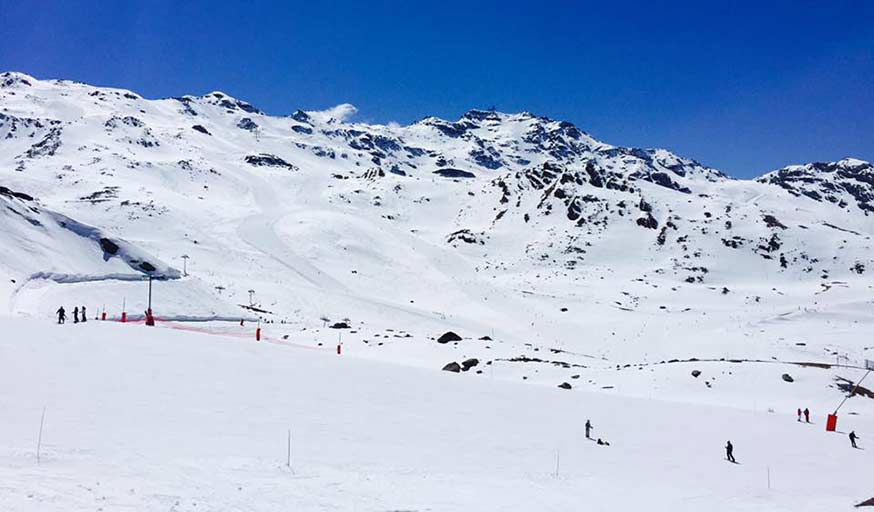 La neige, Val-Thorens.