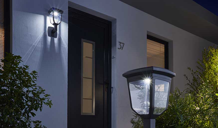 Lampadaire solaire.