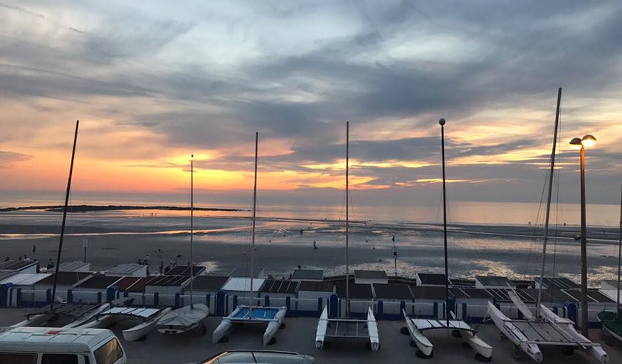  À Wimereux au Pas-de-Calais, le 26 août