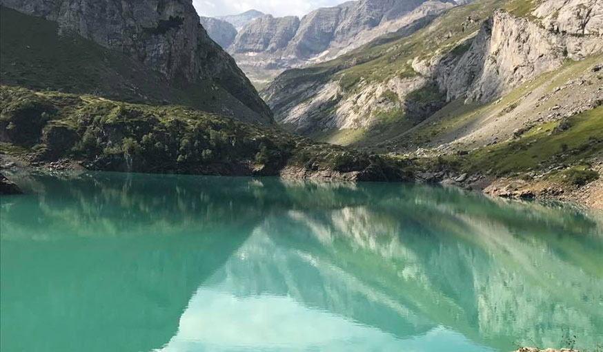 Au lac des Gloriettes en Hautes-Pyrénées, le 26 août