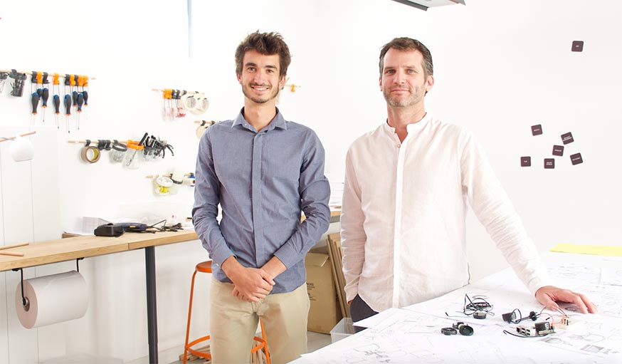 Guillaume Barathon et Charlie Rousset, cofondateurs du projet. 