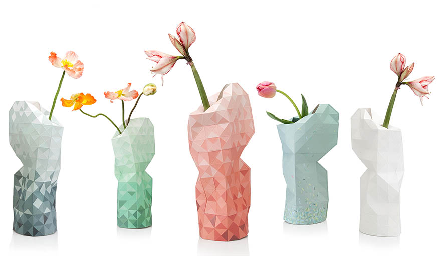 Collection Paper Vase pour la fondation Tiny Miracles (2013), Pepe Heykoop