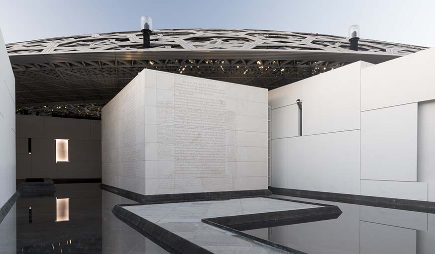 Jenny Holzer pour le Louvre Abu Dhabi.