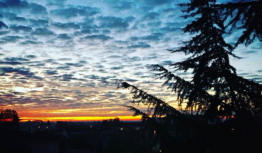 Ciel bordelais le 17 novembre.