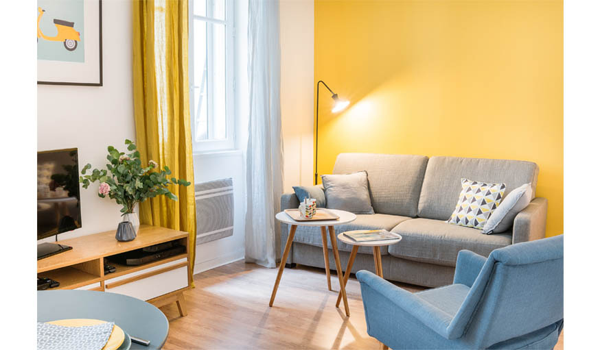 Inspiration déco jaune : 9 idées à piquer dans ce studio style scandinave