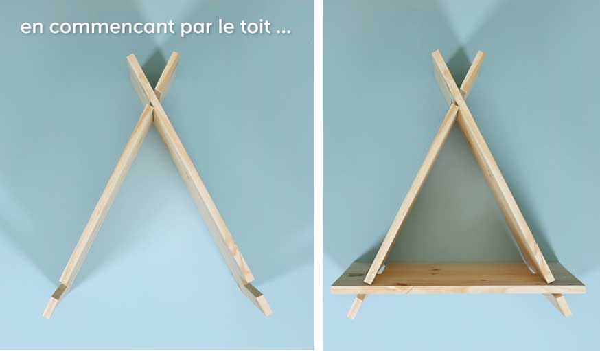 Tipi design pour chat fait main