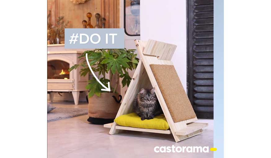 DIY : Fabriquer un tipi pour chat, mode d'emploi