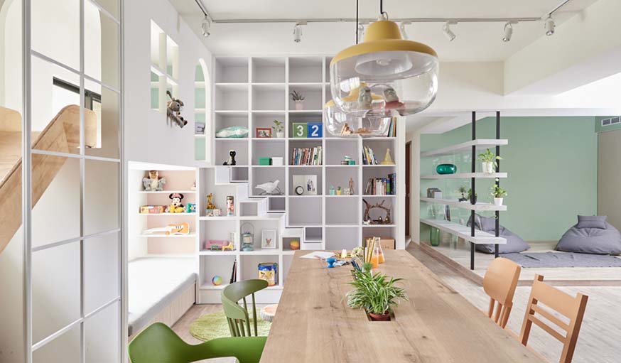 10 aménagements pour enfants à copier dans cet appart par HAO Design