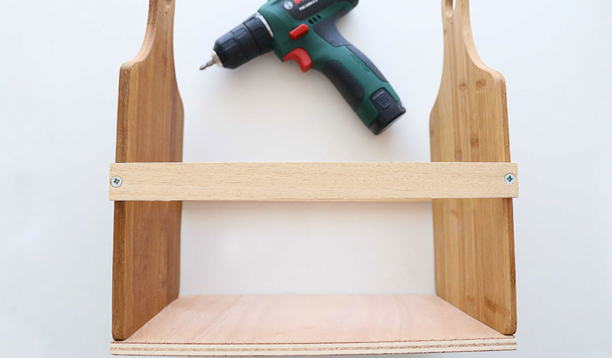 porte bouteille en bois tutoriel