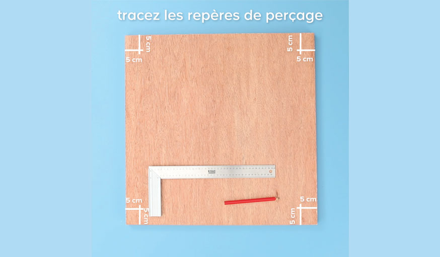 Tutoriel table basse sans clou ni vis ni colle étape 1