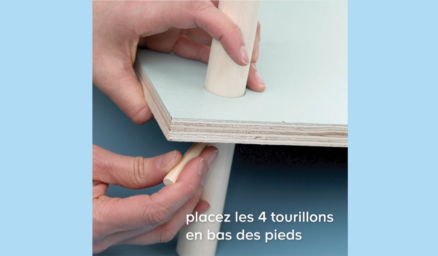 Tutoriel table basse sans clou ni vis ni colle étape 14