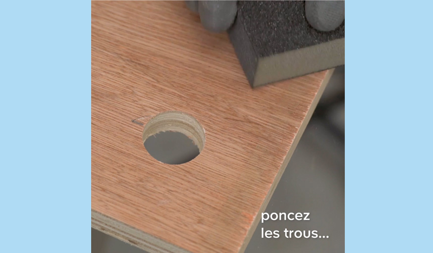 Tutoriel table basse sans clou ni vis ni colle étape 3