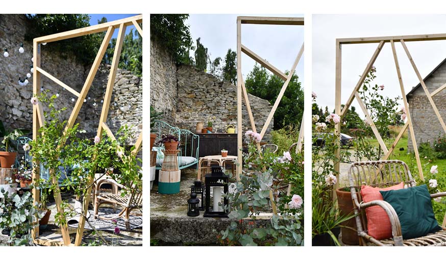 DIY : créer une séparation dans votre jardin avec une cloison en bois