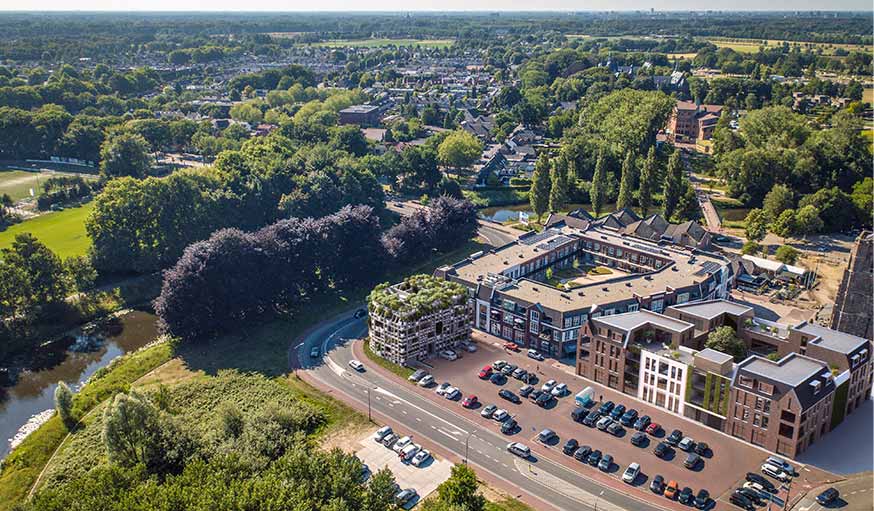 Green villa immeuble végétalisé dessiné par MVRDV et Van Boven Architecten