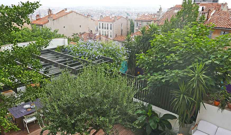 Avant après jardin Marseille