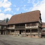 Une maison alsacienne typique, à Schnersheim.